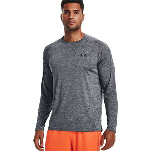 A_[A[}[ Y gbvX Vc  Under Armour Tech 2.0 Long-Sleeve Shirt - Men's Pitch Gray/Black ubN