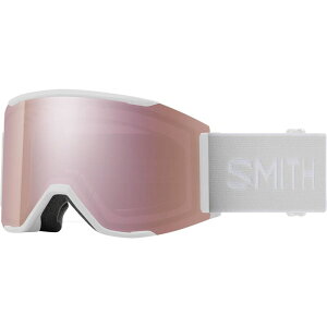 �X�~�X �����Y �A�N�Z�T���[ �T���O���X�E�A�C�E�F�A Smith Squad MAG Goggles White Vapor/ChromaPop Everyday Rose Gold Mirror/Extra Lens-ChromaPop Storm Rose Flash �z���C�g