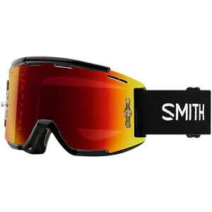 �X�~�X �����Y �A�N�Z�T���[ �T���O���X�E�A�C�E�F�A Smith Squad MTB ChromaPop Goggles Black/ChromaPop Everyday Red Mirror �u���b�N