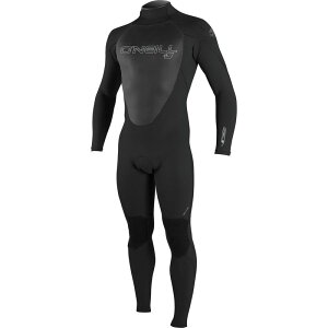 Ij[ Y  ㉺Zbg O'Neill Epic 4/3 Back-Zip Full Wetsuit - Men's Black/Black/Black ubN