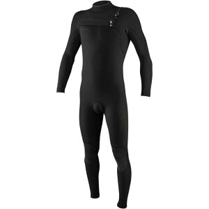 �I�j�[�� �����Y ���� �㉺�Z�b�g O'Neill Hyperfreak 4/3+mm Chest-Zip Full Wetsuit - Men's Black/Black �u���b�N