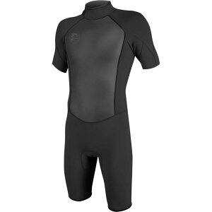 �I�j�[�� �����Y ���� �㉺�Z�b�g ���� O'Neill O'riginal Short-Sleeve Spring Back-Zip Wetsuit - Men's Black/Black �u���b�N