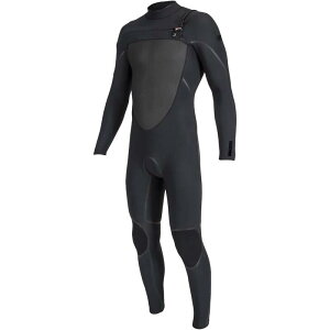 �I�j�[�� �����Y ���� �㉺�Z�b�g O'Neill Psycho Tech 4/3+mm Chest-Zip Full Wetsuit - Men's Black/Black �u���b�N