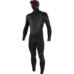 �I�j�[�� �����Y ���� �㉺�Z�b�g O'Neill Psycho Tech 5.5/4mm Hooded Chest-Zip Full Wetsuit - Men's Black/Black �u���b�N