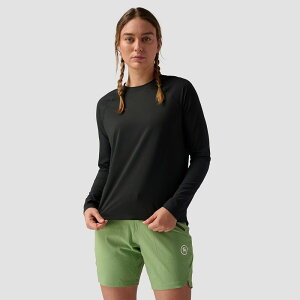 �o�b�N�J���g���[ ���f�B�[�X �g�b�v�X �V���c �W���[�W�[ ���� Backcountry Long-Sleeve MTB Jersey - Women's Black �u���b�N
