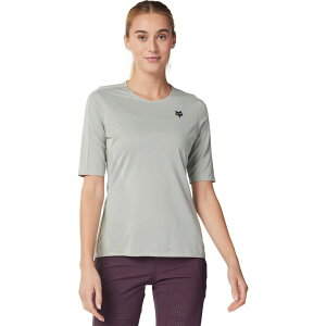 【送料無料】 フォックスレーシング レディース シャツ トップス Flexair Ascent Short-Sleeve Jersey - Women's Grey Vintage