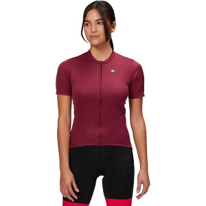 �W�����_�[�m ���f�B�[�X �g�b�v�X �V���c ���� �W���[�W�[ Giordana Fusion Short-Sleeve Jersey - Women's Sangria