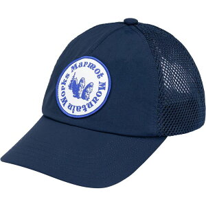 }[bg Y ANZT[ Xq bV Marmot Alpine Soft Mesh Trucker Hat Twilight Blue u[
