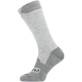 シールスキンズ メンズ 靴下 アンダーウェア Waterproof All Weather Mid Length Sock Grey/Grey Marl