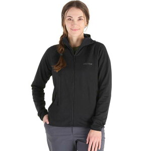 �}�[���b�g ���f�B�[�X �A�E�^�[ �W���P�b�g�E�u���]�� �t���[�X �p�[�J�[ Marmot Leconte Fleece Hoodie - Women's Black �u���b�N