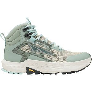 �A���g�� ���f�B�[�X �V���[�Y �X�j�[�J�[ Altra Timp 4 Trail Running Shoe - Women's Gray/Green �O���[
