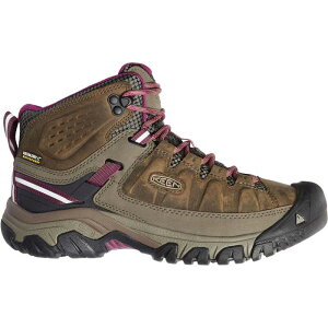 L[ fB[X V[Y u[cECu[c KEEN Targhee III Mid Waterproof Hiking Boot - Women's Weiss/Boysenberry