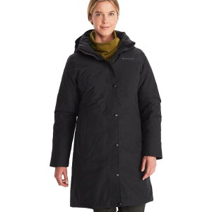 }[bg fB[X AE^[ WPbgEu] `FV[ R[g _E Marmot Chelsea Down Coat - Women's Black ubN