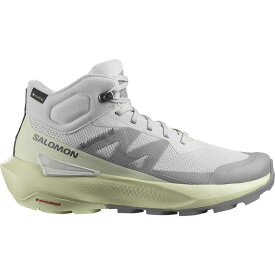 サロモン レディース シューズ ブーツ・レインブーツ ゴアテックス Salomon Elixir Activ Mid GTX Boot - Women's Glacier Gray/Aloe Wash/Magnet