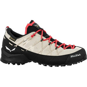 �T���� ���f�B�[�X �V���[�Y �X�j�[�J�[ Salewa Wildfire 2 GTX Approach Shoe - Women's Oatmeal/Black �u���b�N