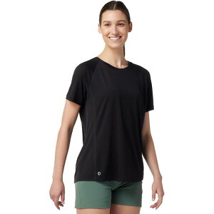 yz X}[gE[ fB[X TVc gbvX Merino Sport Ultralite Short-Sleeve Shirt - Women's Black
