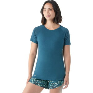 �X�}�[�g�E�[�� ���f�B�[�X �g�b�v�X T�V���c ���� Smartwool Merino Sport Ultralite Short-Sleeve Shirt - Women's Twilight Blue �u���[