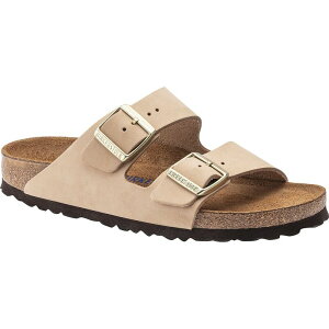 rPVgbN fB[X V[Y T_ Birkenstock Arizona Soft Footbed Sandal - Women's Sandcastle Nubuck