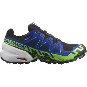 yz T Y Xj[J[ V[Y Spikecross 6 GTX Trail Running Shoe Black/Surf The Web/Green Gecko