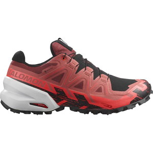 yz T Y Xj[J[ V[Y Spikecross 6 GTX Trail Running Shoe Cow Hide/Black/Fiery Coral