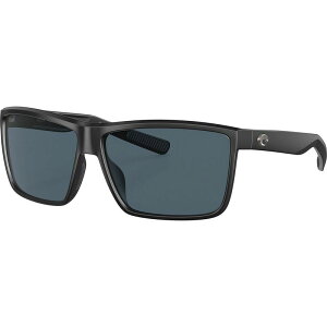【送料無料】 コスタ メンズ サングラス・アイウェア アクセサリー Rinconcito 580P Polarized Sunglasses Matte Black Frame/Gray 580P