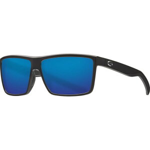 yz RX^ Y TOXEACEFA ANZT[ Rinconcito 580G Polarized Sunglasses Matte Black Frame/Blue Mirror