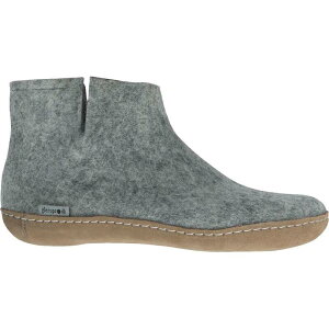 OIvX fB[X V[Y u[cECu[c U[ Glerups The Boot Leather Slipper Grey O[