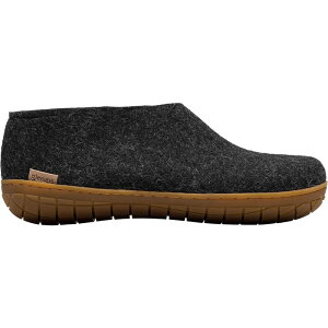 OIvX Y V[Y T_ Glerups The Shoe Rubber Slipper Charcoal/Tan `R[
