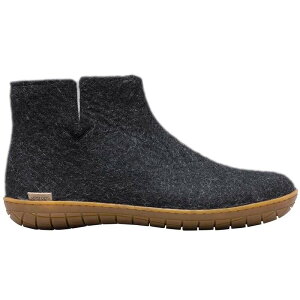 OIvX fB[X V[Y u[cECu[c Glerups The Boot Rubber Slipper Charcoal/Tan `R[