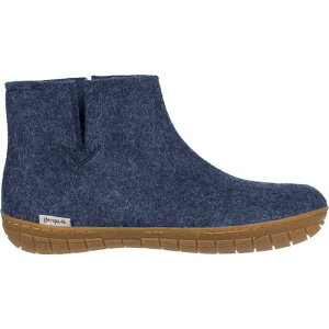 OIvX fB[X V[Y u[cECu[c Glerups The Boot Rubber Slipper Denim/Tan fj