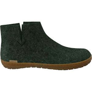 OIvX fB[X V[Y u[cECu[c Glerups The Boot Rubber Slipper Forest/Tan tHXg