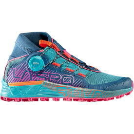 ラスポルティバ レディース シューズ スニーカー La Sportiva Cyklon Trail Running Shoe - Women's Storm Blue/Cherry Tomato ブルー