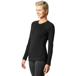 �X�}�[�g�E�[�� ���f�B�[�X �g�b�v�X T�V���c Smartwool Classic Thermal Merino Crew Baselayer - Women's Black �u���b�N
