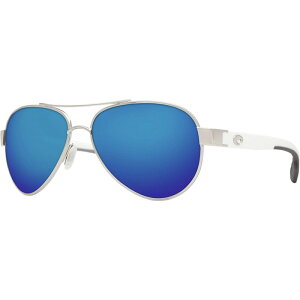 【送料無料】 コスタ メンズ サングラス・アイウェア アクセサリー Loreto 580P Polarized Sunglasses Palladium Blue Mir 580p