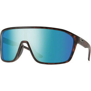 X~X Y ANZT[ TOXEACEFA Smith Boomtown ChromaPop Polarized Sunglasses Matte Tortoise/ChromaPop Polarized Opal Mirror