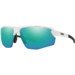 X~X Y ANZT[ TOXEACEFA Smith Resolve Polarized Sunglasses White/ChromaPop Opal Mirror zCg