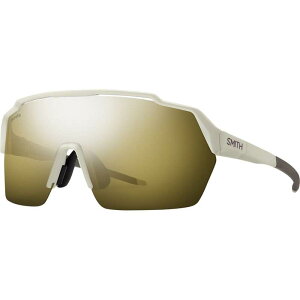 yz X~X Y TOXEACEFA ANZT[ Shift Split MAG ChromaPop Sunglasses Matte Bone/ChromaPop Black Gold Mirror