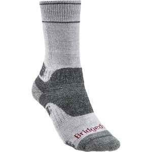 �u���b�W�f�[�� ���f�B�[�X �A���_�[�E�F�A �C�� �u�[�c Bridgedale Hike Midweight Merino Endurance Boot Sock - Women's Silver Grey �O���[