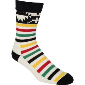 �y���h���g�� �����Y �A���_�[�E�F�A �C�� Pendleton Merino Jacquard Park Sock Ivory �A�C�{���[
