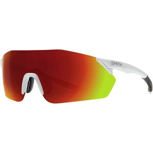 X~X fB[X ANZT[ TOXEACEFA Smith Reverb ChromaPop Sunglasses Matte White/Sun Red Mirror zCg