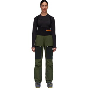 �}���[�g ���f�B�[�X �{�g���X �J�W���A���p���c Mammut Eiger Free Pro HS Bib Pant - Women's Dark Marsh/Black �u���b�N