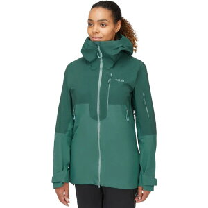 ���u ���f�B�[�X �A�E�^�[ �W���P�b�g�E�u���]�� �W���P�b�g Rab Khroma Latok GTX Jacket - Women's Green Slate/Eucalyptus �X���[�g