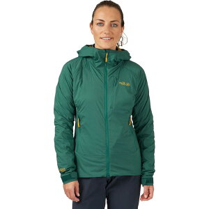���u ���f�B�[�X �A�E�^�[ �W���P�b�g�E�u���]�� �W���P�b�g Rab Vapour-Rise Summit Jacket - Women's Green Slate �X���[�g