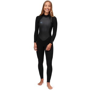 �I�j�[�� ���f�B�[�X ���� �㉺�Z�b�g O'Neill Reactor II 3/2 Back-Zip Full Wetsuit - Women's Black/Black �u���b�N