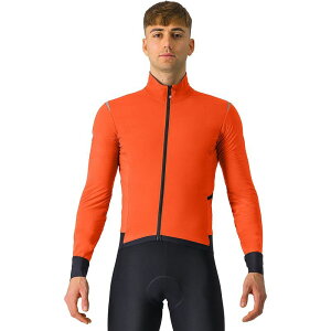 JXe Y AE^[ WPbgEu] WPbg Castelli Alpha Flight RoS Jacket - Men's Brilliant Orange/Black Reflex/Black ubN