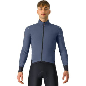 JXe Y AE^[ WPbgEu] WPbg Castelli Alpha Flight RoS Jacket - Men's Twilight Blue/Silver Reflex/Silver Gray O[