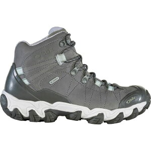 �I�{�Y ���f�B�[�X �V���[�Y �u�[�c�E���C���u�[�c Oboz Bridger Mid B-Dry Hiking Boot - Women's Hazy Gray �O���[