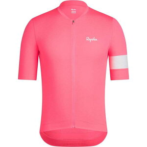 ���t�@ �����Y �g�b�v�X T�V���c �W���[�W�[ Rapha Core Lightweight Jersey - Men's High-Vis Pink/White Alyssum �z���C�g