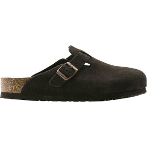 rPVgbN Y V[Y T_ XG[h Birkenstock Boston Soft Footbed Suede Clog - Men's Mocha Suede J