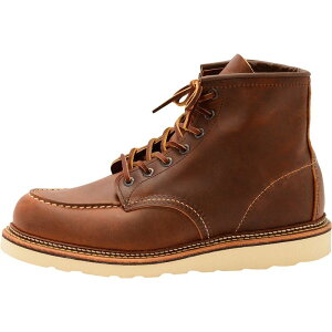 bhECO Y V[Y u[cECu[c Red Wing Heritage Classic Wide 6in Moc Boot - Men's Copper Rough And Tough